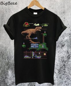 Jurassic Park 8-Bit Classic Dino T-Shirt