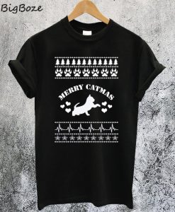 Merry Catmas Christmas T-Shirt