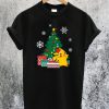Pikachu Pokemon Christmas T-Shirt