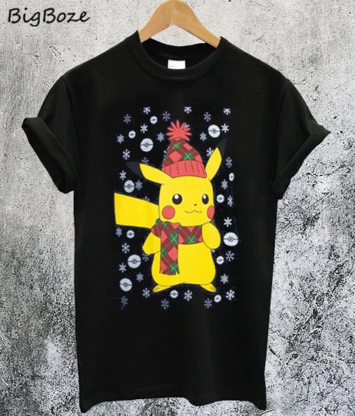 Pokemon Pikachu Merry Christmas T-Shirt