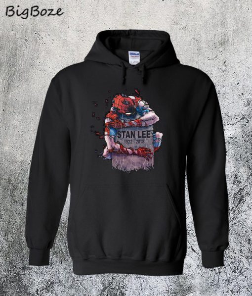 Spider Man Hug Stan Lee 1922 2018 Hoodie
