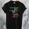 Stan Lee Avengers Team Names T-SHirt