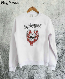 Suffocation Skeleton Heart Sweatshirt