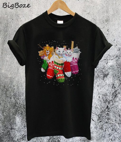 The Aristocats in Socks Christmas T-Shirt