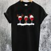 Wine Glass Christmas T-Shirt