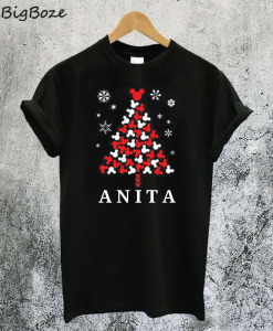 Anita Disney Mickey Christmas T-Shirt