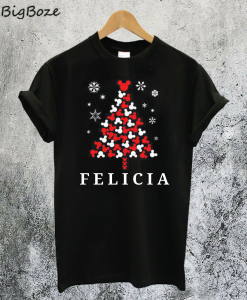 Felicia Disney Mickey Christmas T-Shirt