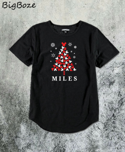 Miles Disney Mickey Christmas T-Shirt