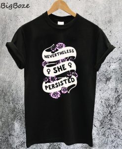 Nevertheless She Persisted Ribbon T-Shirt