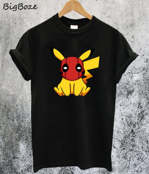 Pikapool Pikachu Deadpool T-Shirt