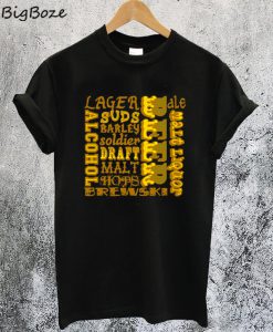 Beer Frosted Glass T-Shirt