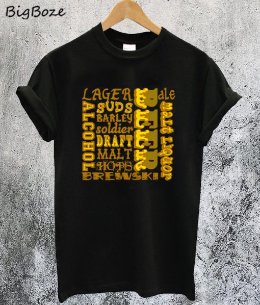 Beer Frosted Glass T-Shirt
