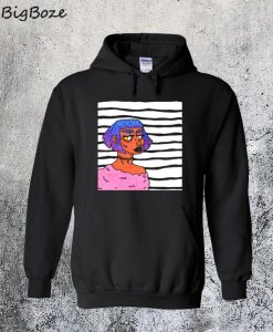 Bumblegum Black Pastel Goth Hoodie