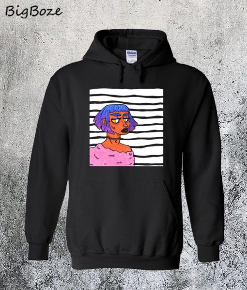 Bumblegum Black Pastel Goth Hoodie