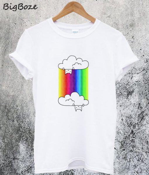 Cat Rainbow Vibes T-Shirt