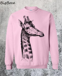 Giraffe Fleece Sweatshirt