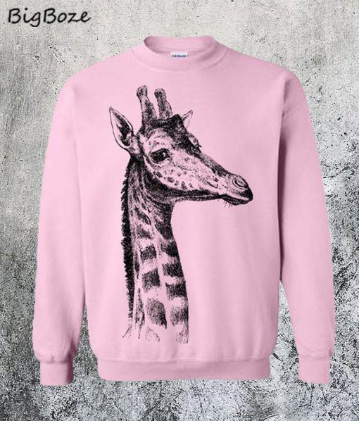 Giraffe Fleece Sweatshirt