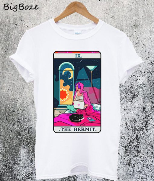 Hermit Tarot Card T-Shirt