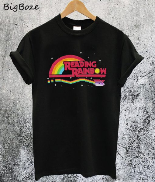 In My Parents Basement Reading Rainbow T-Shirt