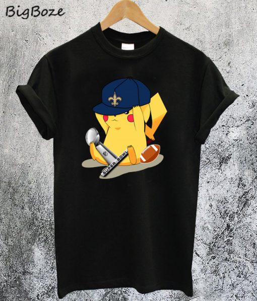 New Orleans Saints Pikachu Super Bowl 2019 T-Shirt