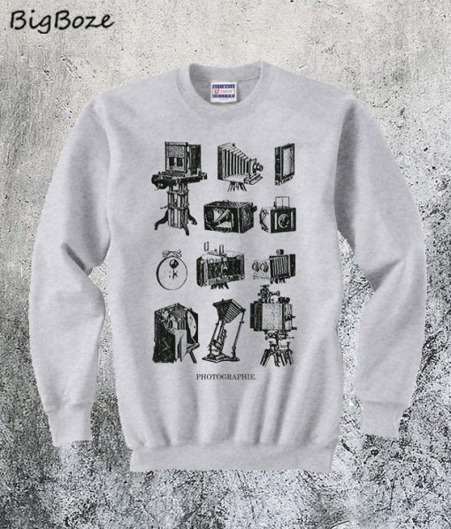 Photographer Vintage Camera Sweatshirt