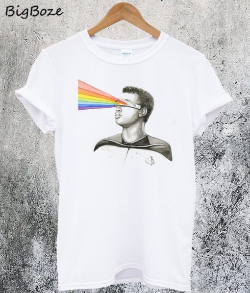 Star Trek Geordi Reading Rainbow T-Shirt