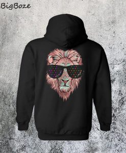 Sun Glasses Cat Back Hoodie