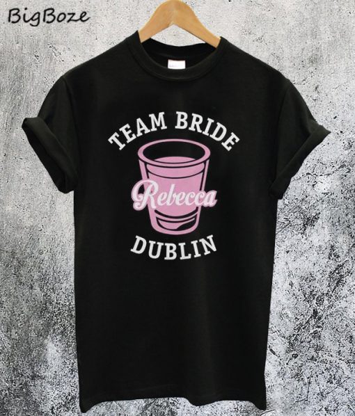 Team Bride Shot Glass Party T-Shirt