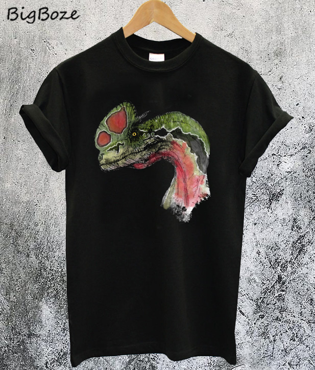 The Spitter in Color Dilophosaurus T-Shirt