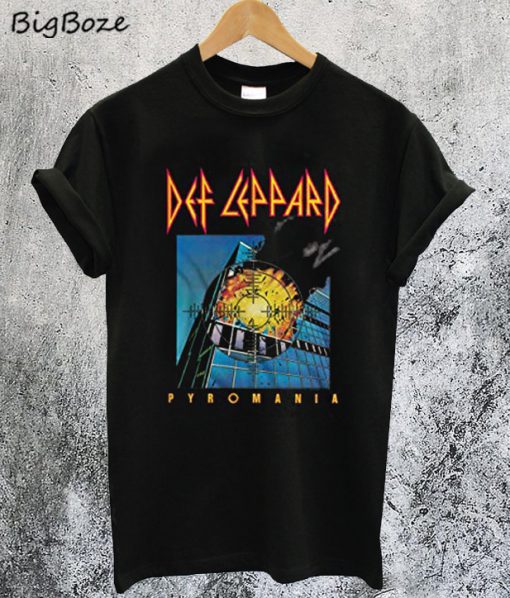 Def Leppard Rock and Roll Pyromania T-Shirt