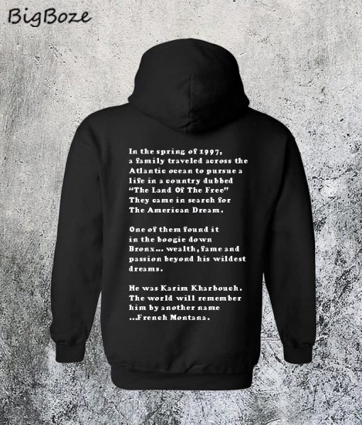 French Montana Quotes Hoodie