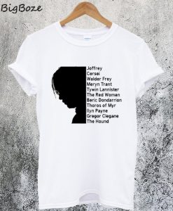 Game of Thrones Arya Stark's Kill List T-Shirt