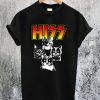 Hiss Kiss Cats Kittens Rock T-Shirt