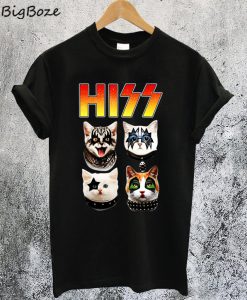 Hiss Kiss Hiss Cat T-Shirt
