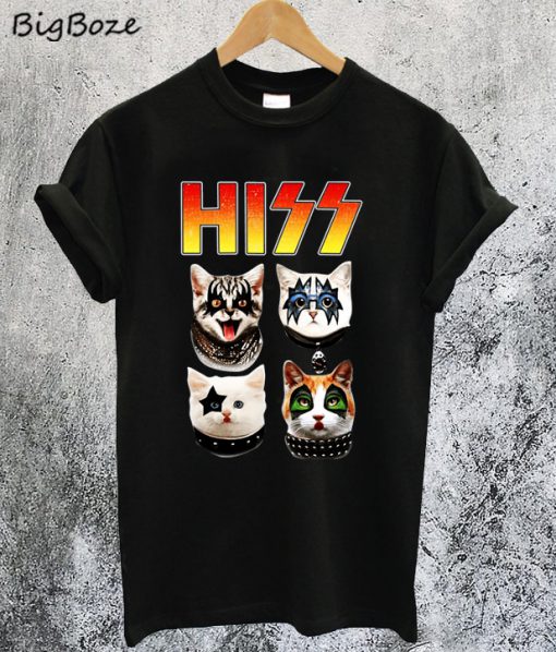 Hiss Kiss Hiss Cat T-Shirt