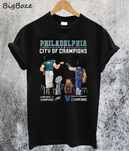 Philadelphia City of Champions Goku and Vegeta T-Shirt