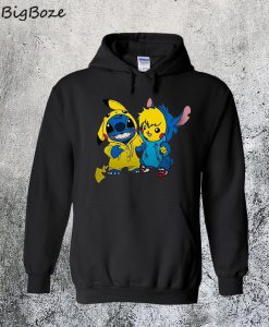 Pikachu And Stitch Hoodie