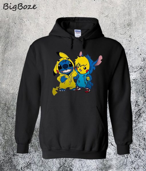 Pikachu And Stitch Hoodie