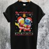 Pikachu Hug Stitch Christmas T-Shirt