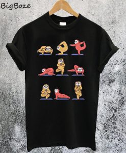 Sloth Yoga Poses T-Shirt