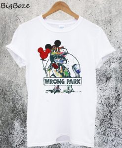 Wrong Park T-Rex T-Shirt