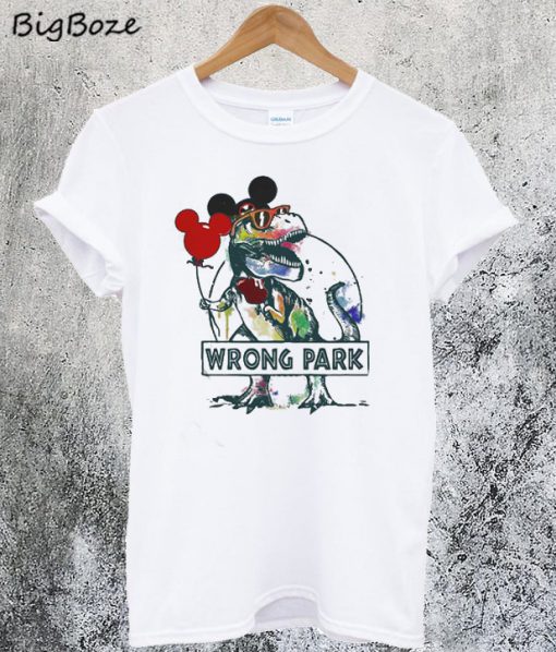 Wrong Park T-Rex T-Shirt
