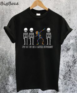 Autism Dabbing Skeleton T-Shirt