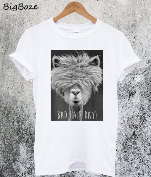 Bad Hair Day Llama T-Shirt