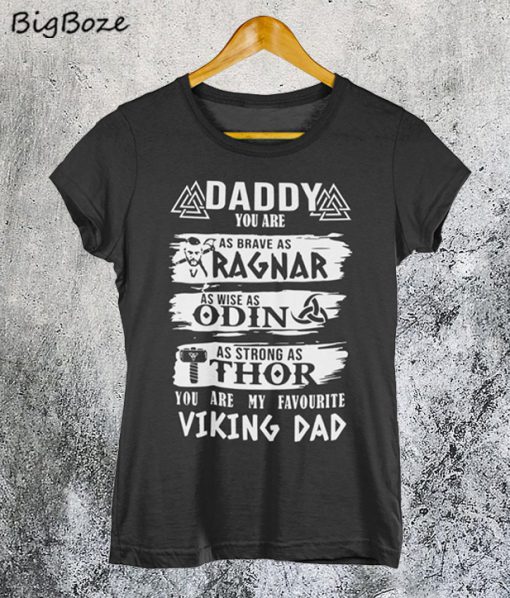 Daddy Viking Fathers Day Unisex Adults T-Shirt