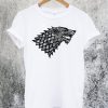 Floral Wolf Game Of Thrones T-Shirt