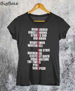 Game Of Thrones All Places Unisex T-Shirt
