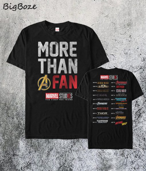 Marvel Studios 10th Anniversary T-Shirt