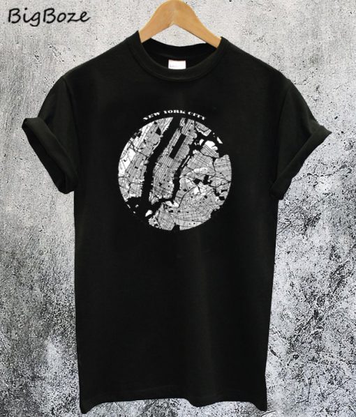 New York City Manhattan Compass T-Shirt