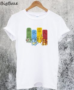 Original Pokemon Elemental Charms T-Shirt